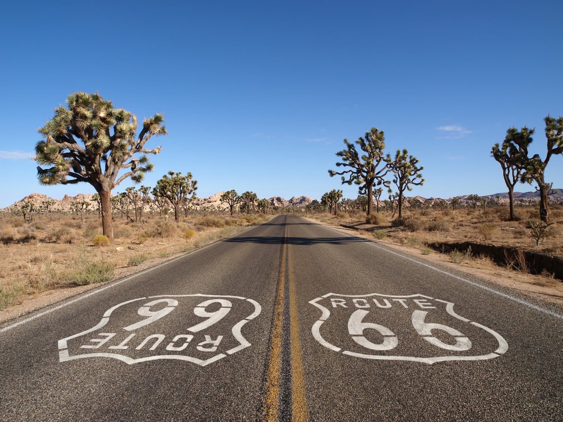 La strada US road 66
