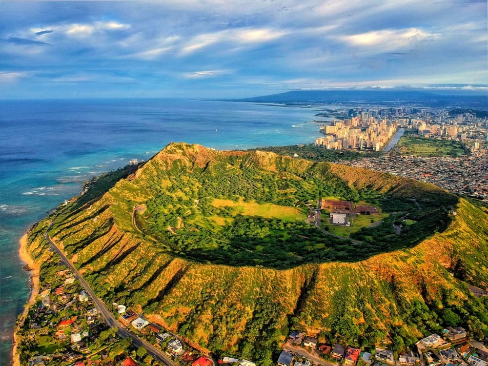Cratere Diamond Head (Testa di Diamante)